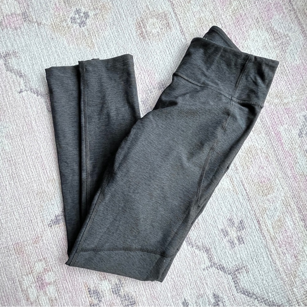 Heathered Black/Gray Outdoor Voices Leggings